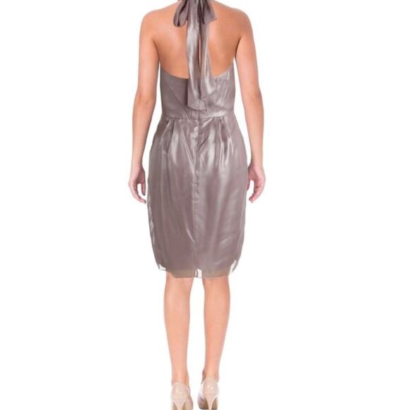 Vera Wang Lavender Halter Cocktail Dress 4 NWT - Picture 2 of 12